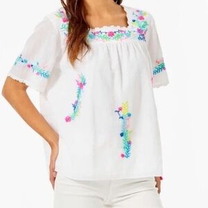 NWT Lilly Pulitzer size Medium Tamryn Top Resort White